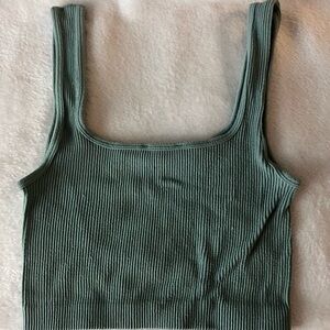 Green Zara top size XS
